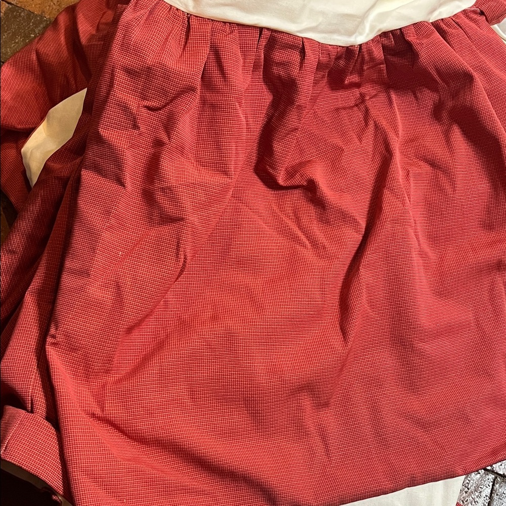 Custom made full size bed skirt High-quality fabric western or cottage 22" drop